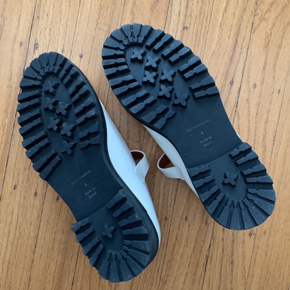 NWOT Reformation Abalonia Chunky Maryjane in White, size 6 - Picture 9 of 11